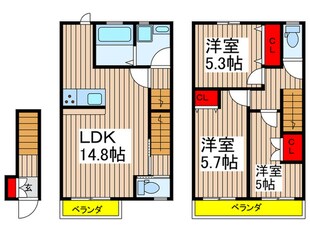 アルマコート志木の物件間取画像